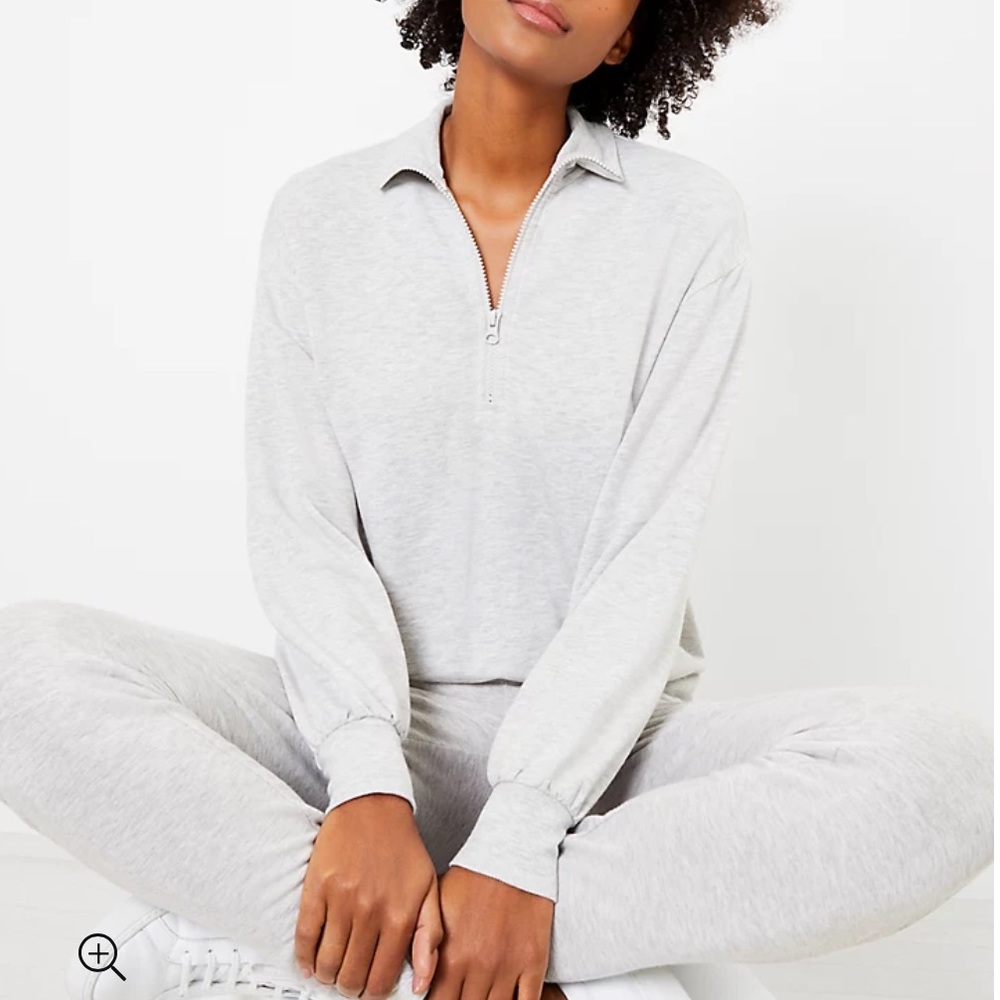 Lou & Grey Signaturesoft Zip Sweatshirt
